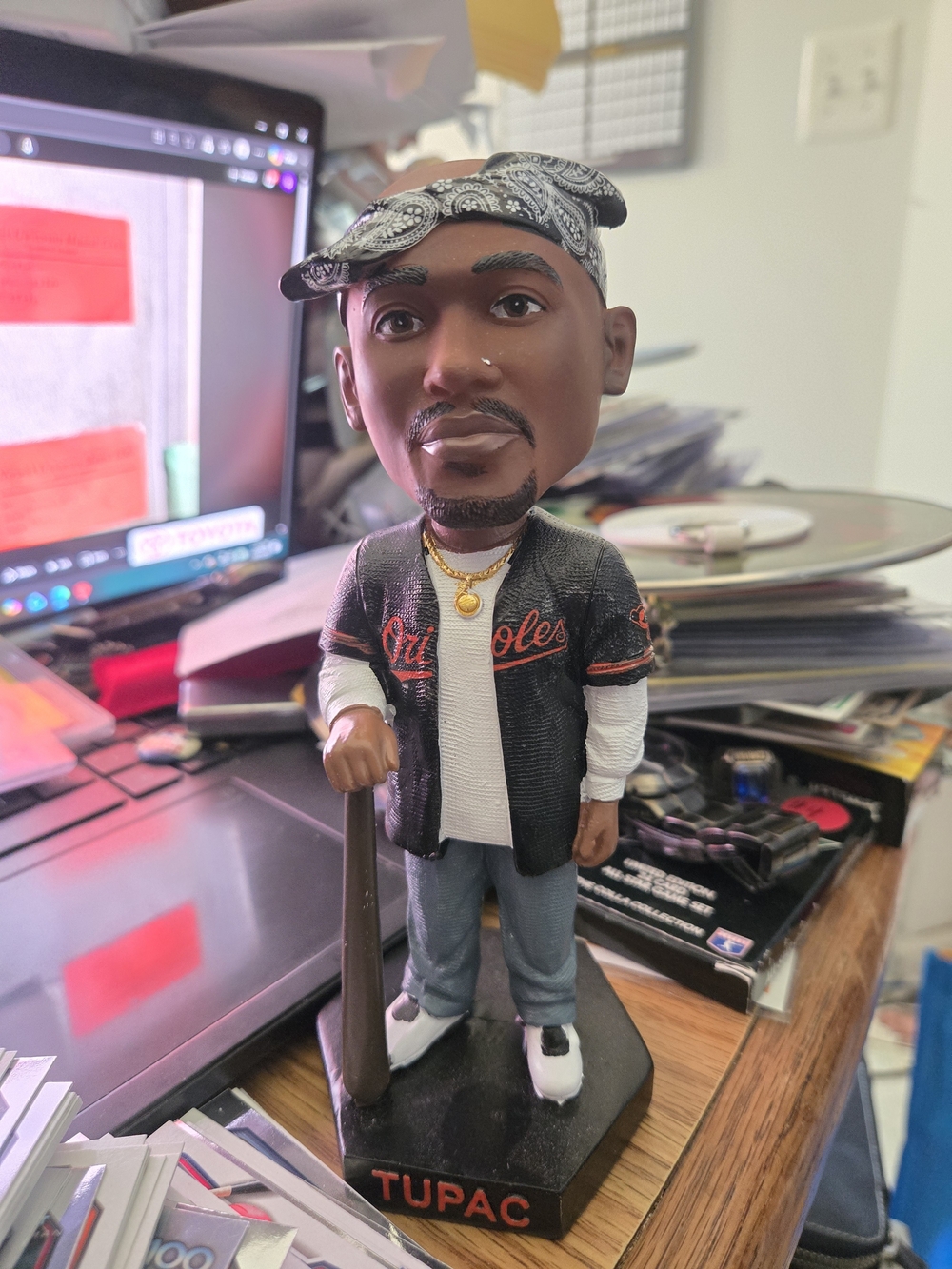 Baltimore Orioles Sga Give Away Tupac Bobble Head W Box